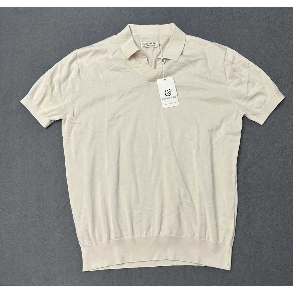 Collars & Co Knit Polo Shirt NWT 2XL Cotton Silk